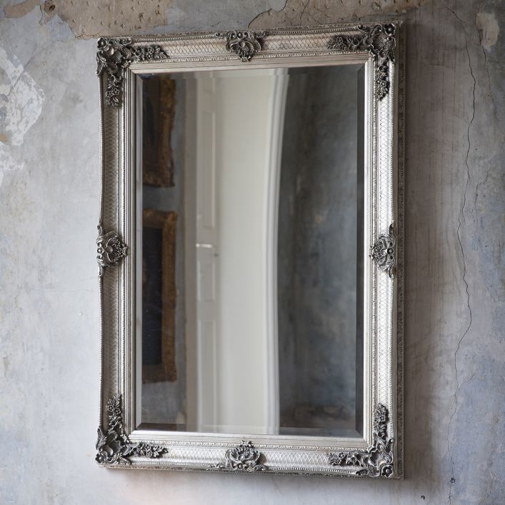 Abbey Rectangle Mirror Silver 1095X790mm