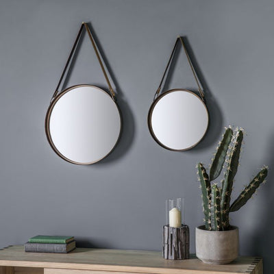 Marston Mirrors Bronze (Set of 2) 400 & 300mm