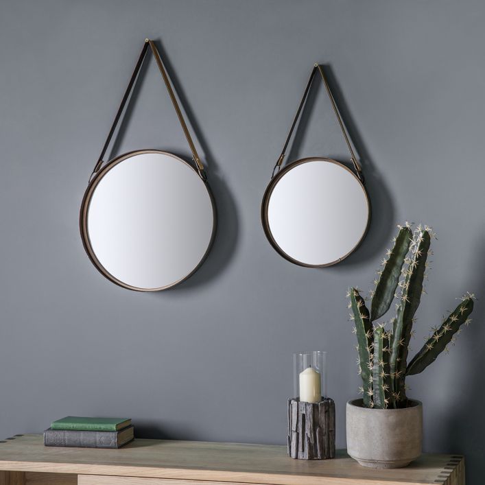 Marston Mirrors Bronze (Set of 2) 400 & 300mm
