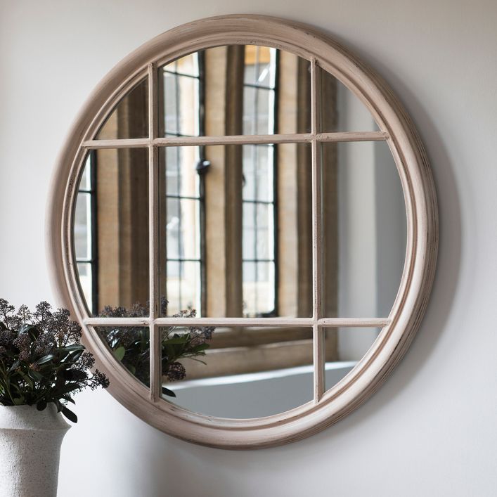 Eccleston Round Mirror Clay 1000x1000mm