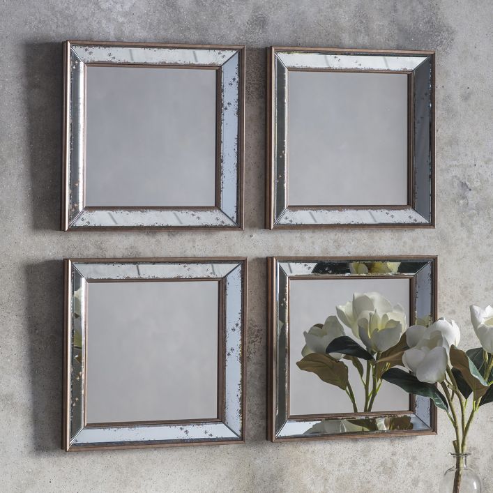 Bambra Mirror Square 391x35x391mm (4pk)