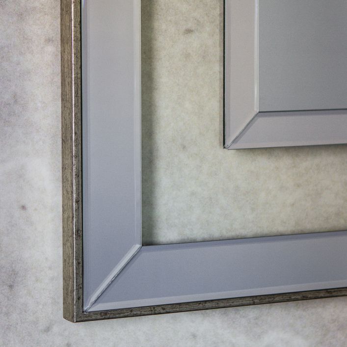 Agostini Rectangle Mirror Champagne 685x25x900mm