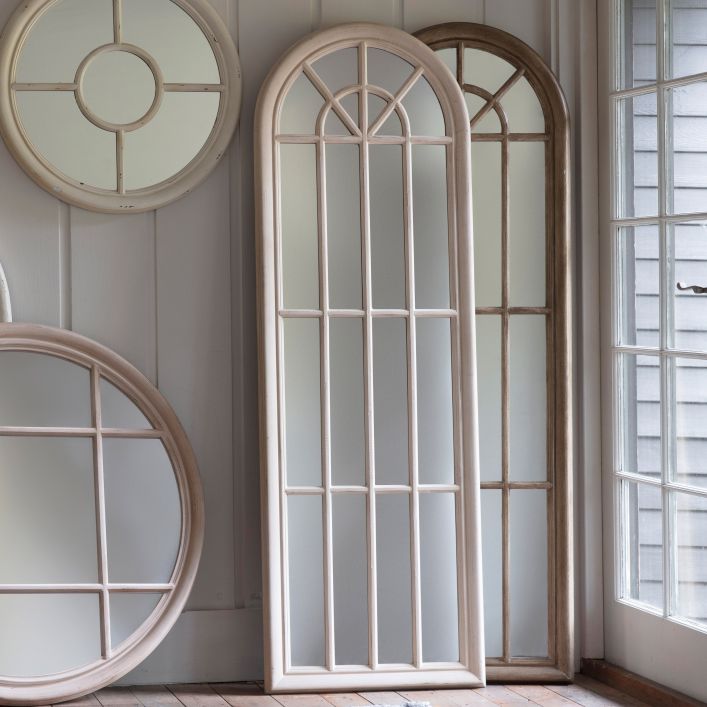 Curtis Mirror Antique White 1800x35x600mm