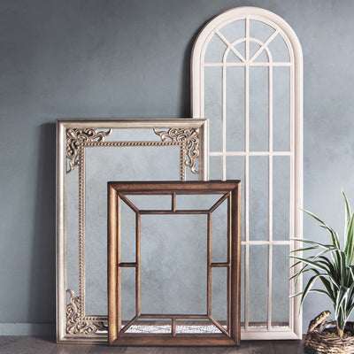 Curtis Mirror Antique White 1800x35x600mm