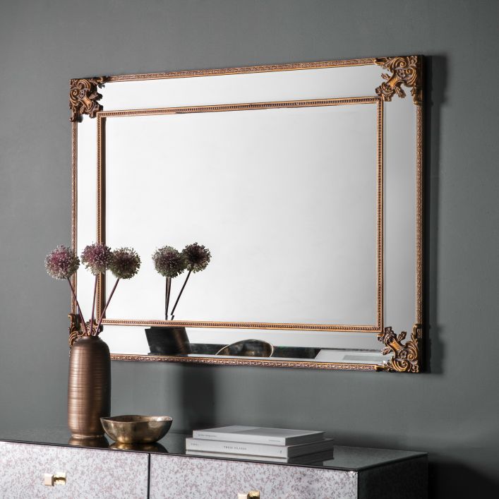 Wilson Mirror Rustic Gold 830x1140mm