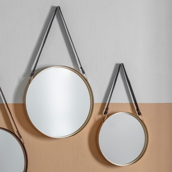 Marston Mirrors Gold (Set of 2) 400 & 300mm