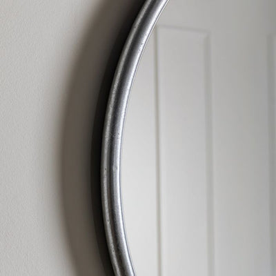 Bayswater Silver Round Mirror 610x700mm