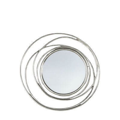 Allende Mirror Satin Silver 660x80x660mm