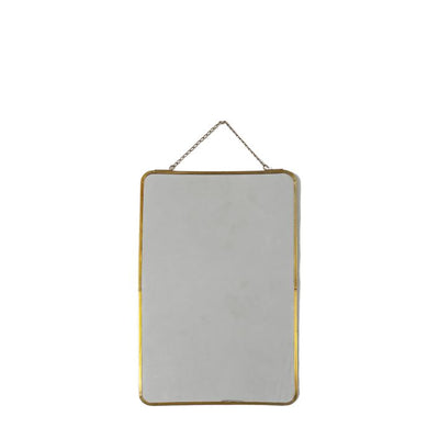 Zuri Mirror Rectangle Antique Brass 200x300mm