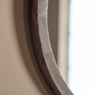 Hector Mirror Round Small Natural 500x500x30mm
