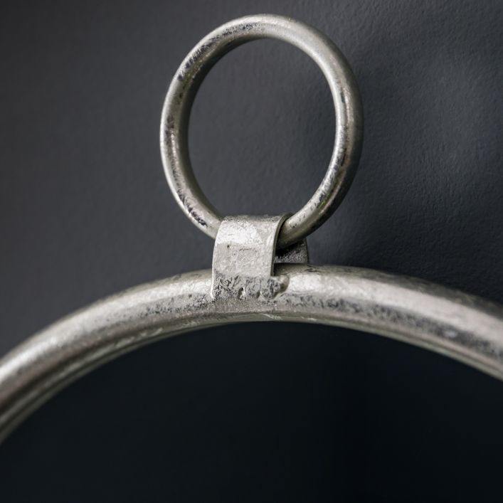 Bayswater Silver Round Mirror 400x20x450mm
