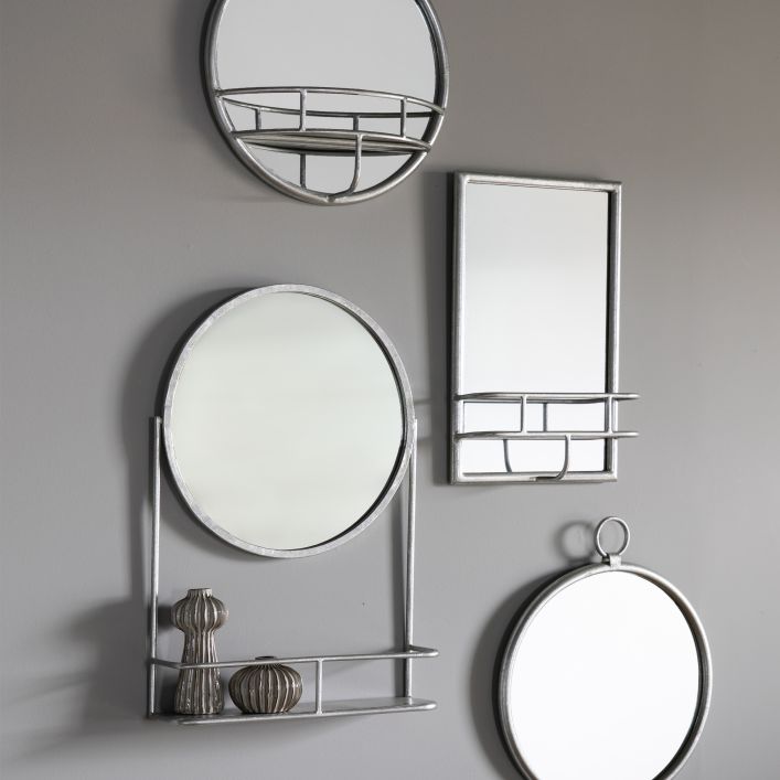 Milton Mirror Rectangle Silver 300x100x480mm