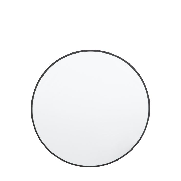 Yardley Mirror Round Black 600x40x600mm