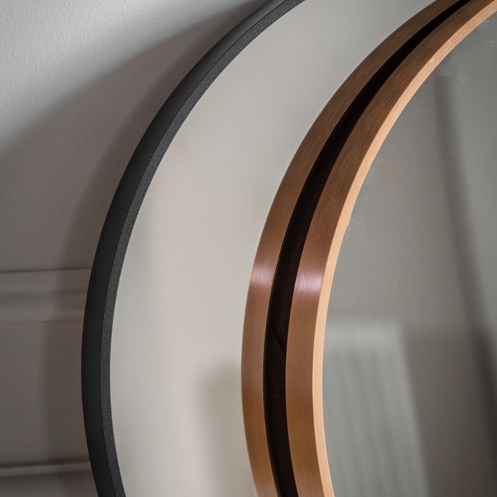 Yardley Mirror Black 750x40x500mm