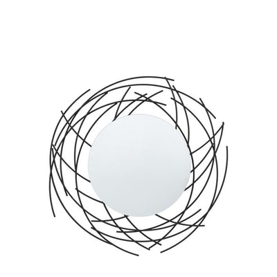 Barking Mirror Black 600x25x600mm