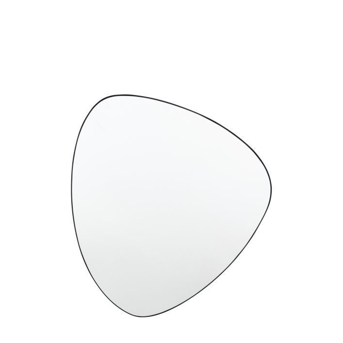 Caesars Mirror Black 750x20x850mm