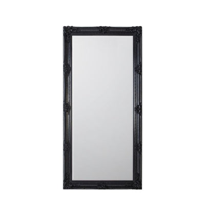 Abbey Leaner Mirror Black 1650x795mm