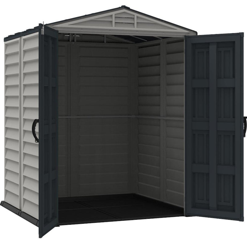 Duramax YardMate Plus - 5ft x 5ft Plastic Garden Shed in Grey