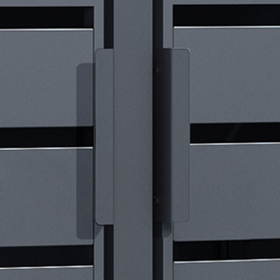 Double Wheelie Bin Store by Garden Guard - Premium Range Storage in Anthracite Grey