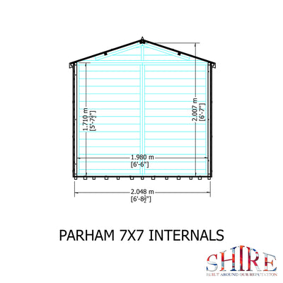 Shire Parham 7ft x 7ft Summerhouse