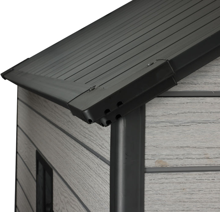 Pro Grade 8ft x 12ft Premium Plastic Double Door Garden Shed