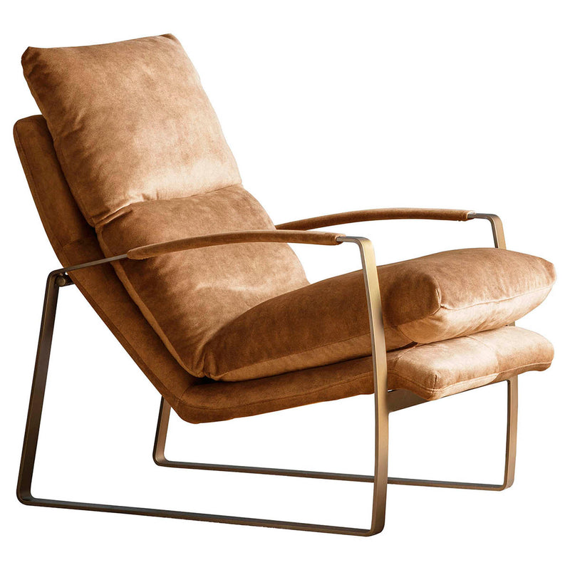 Gallery Interiors Fabien Lounger Ochre