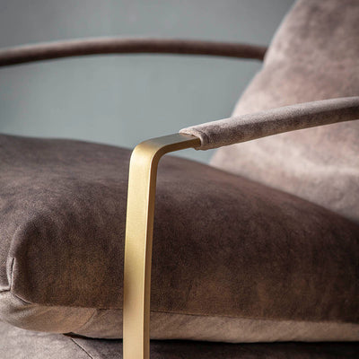 Gallery Interiors Fabien Lounger Mineral