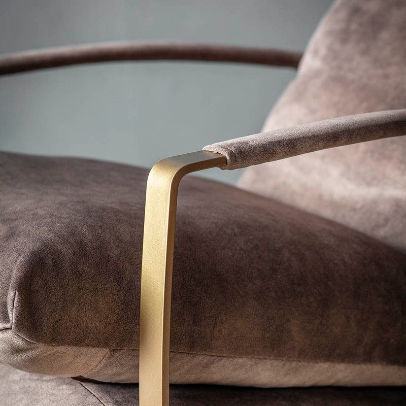 Gallery Interiors Fabien Lounger Mineral