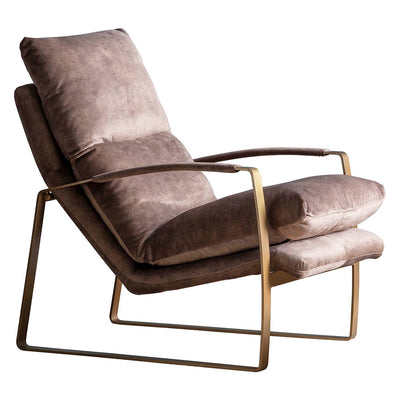 Gallery Interiors Fabien Lounger Mineral