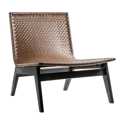 Gallery Interiors Seville Lounge Chair Brown Leather