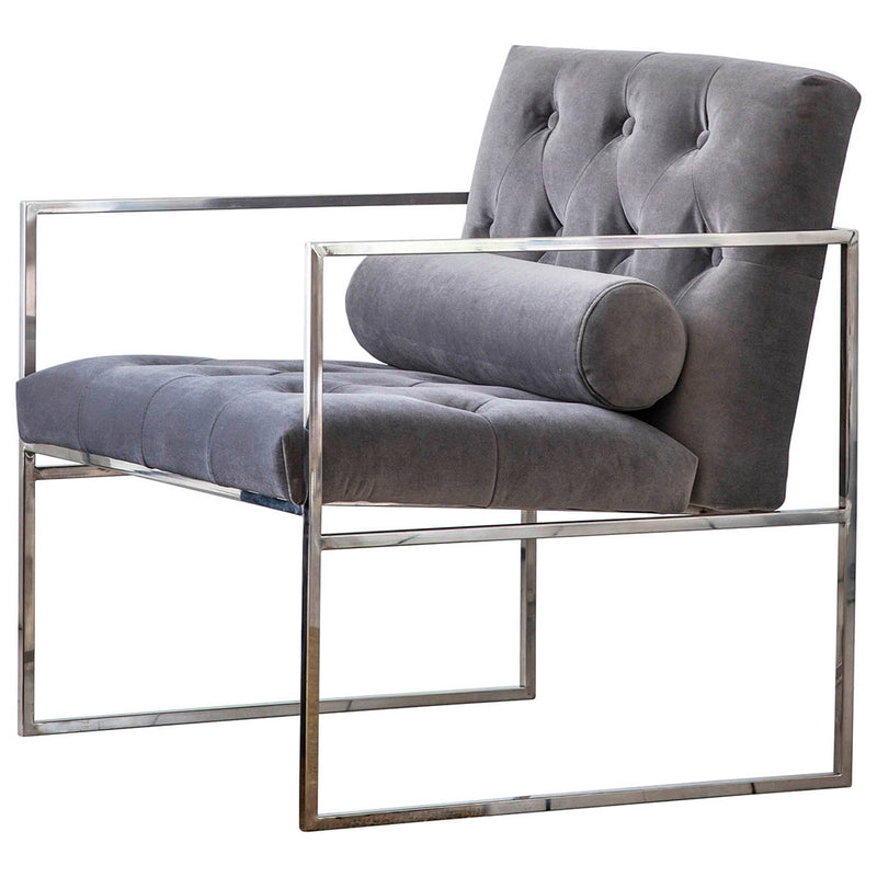 Gallery Interiors Sergio Armchair Mirage Velvet