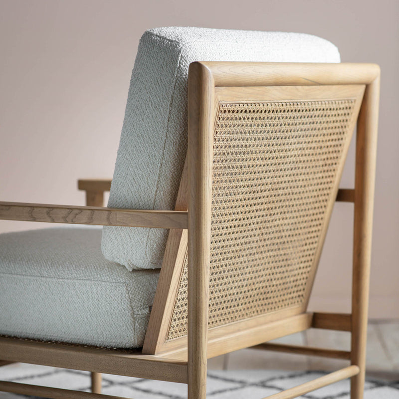 Gallery Interiors Odesa Armchair Cream