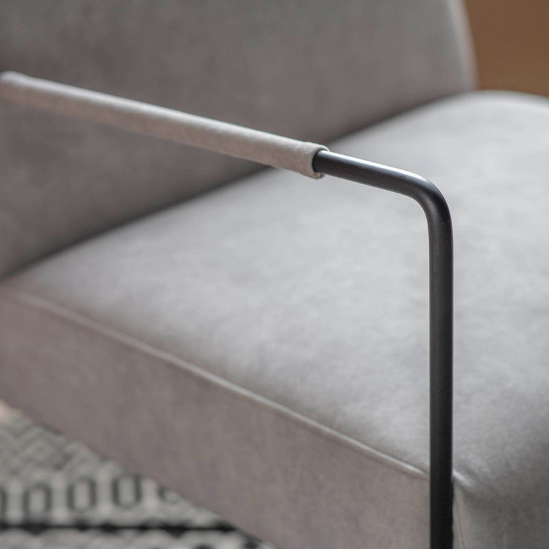 Gallery Interiors Chartham Armchair Grey