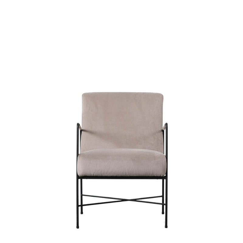 Gallery Interiors Chartham Armchair Grey