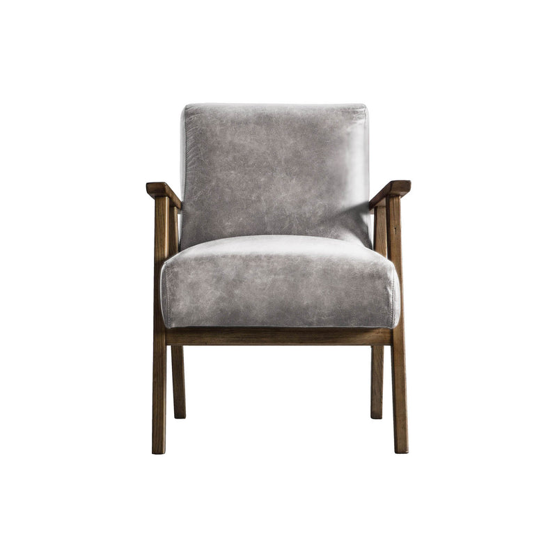 Gallery Interiors Neyland Armchair Pebble Linen