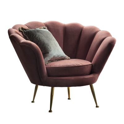 Gallery Interiors Rivello Armchair Rose