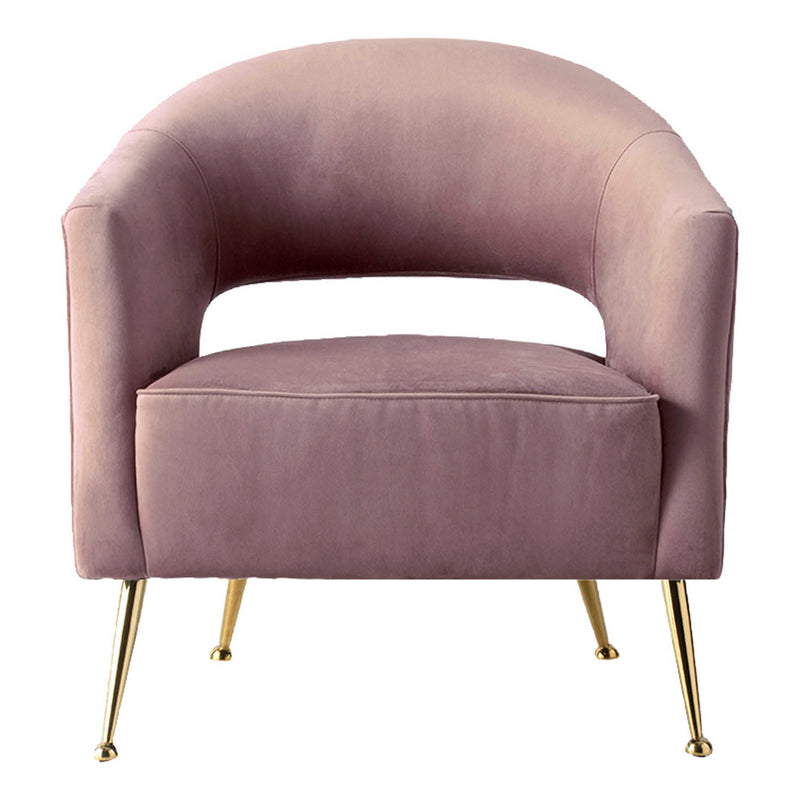 Gallery Interiors Barletta Armchair Dusky Velvet