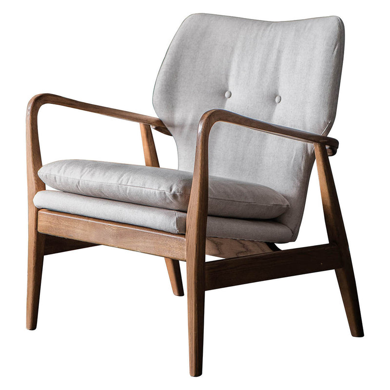 Gallery Interiors Jensen Armchair Natural