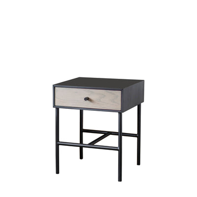 Gallery Interiors Carbury 1 Drawer Bedside Table