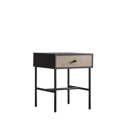 Gallery Interiors Carbury 1 Drawer Bedside Table