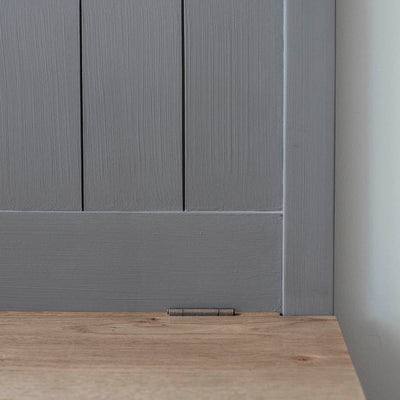 Gallery Interiors Cookham Hall Bench Grey