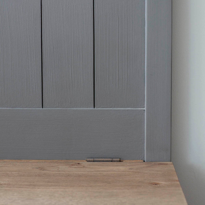 Gallery Interiors Cookham Hall Bench Grey