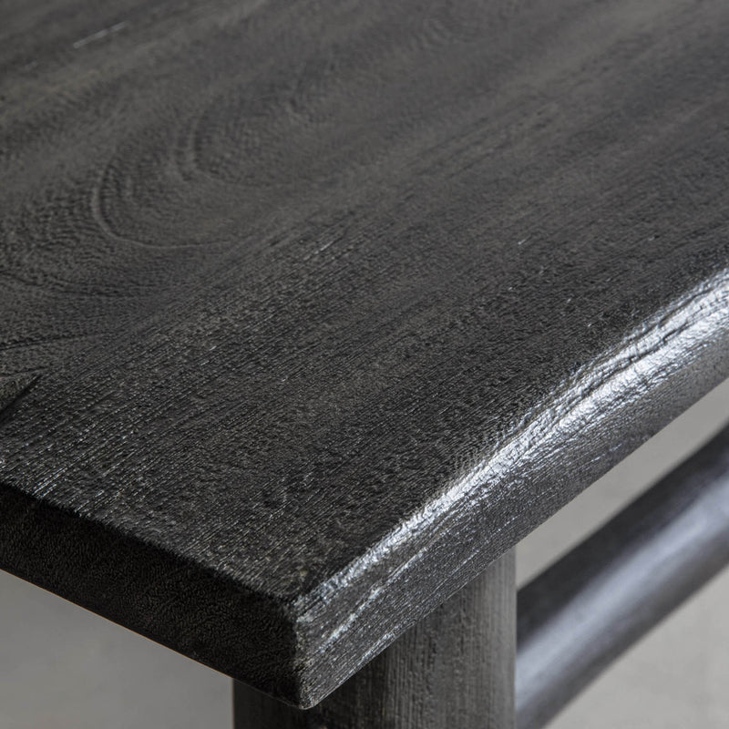 Gallery Interiors Alberta Bench Rustic Grey Large