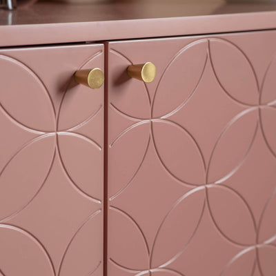 Gallery Interiors Holbrook 2 Door Cabinet Pink