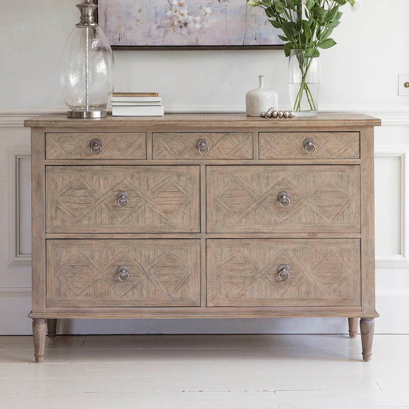 Gallery Interiors Mustique 7 Drawer Chest