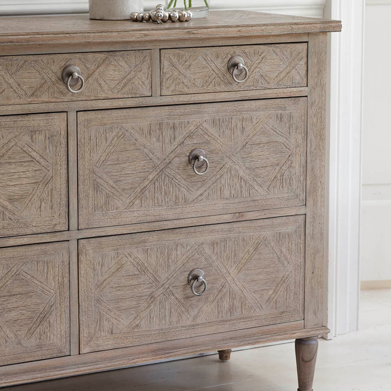 Gallery Interiors Mustique 7 Drawer Chest