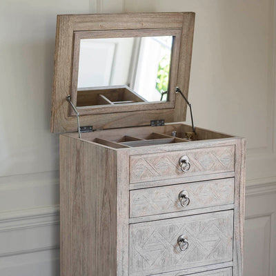 Gallery Interiors Mustique 5 Drawer Lingerie Chest