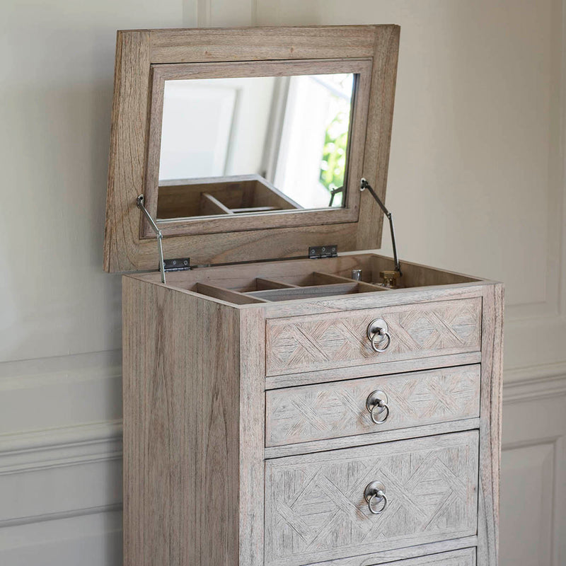 Gallery Interiors Mustique 5 Drawer Lingerie Chest