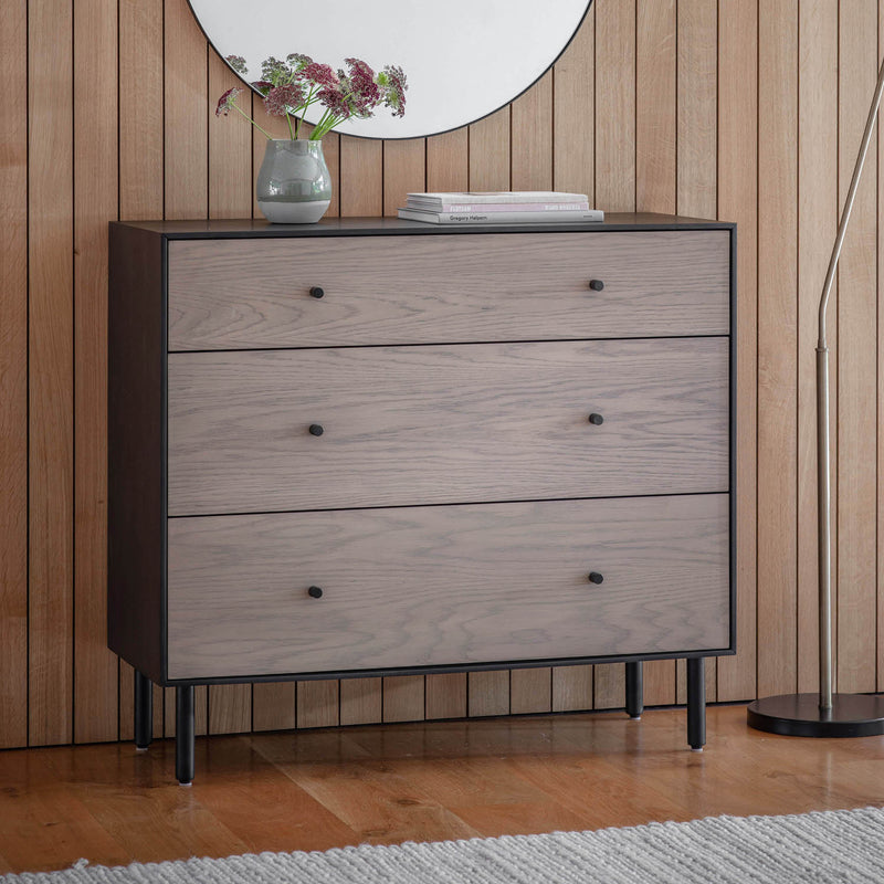 Gallery Interiors Carbury 3 Drawer Chest