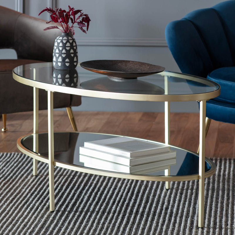 Gallery Interiors Hudson Coffee Table Champagne